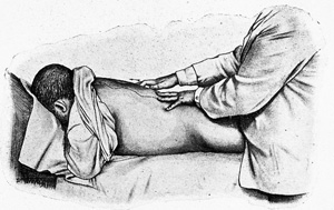 Friction du dos